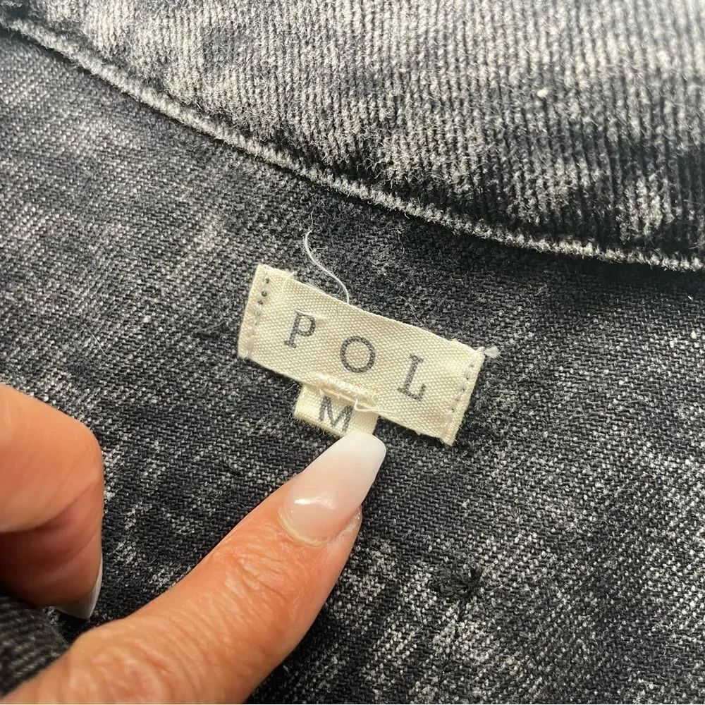 POL Charcoal Textured Jacket - Picture 2 of 12